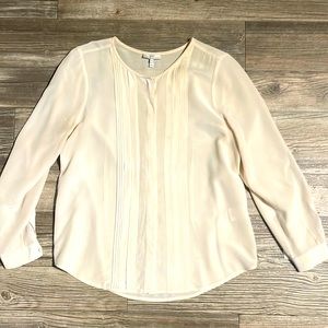Joie Long Sleeve Silk Blouse